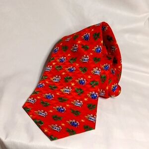 holiday tie Santa's Dream silk